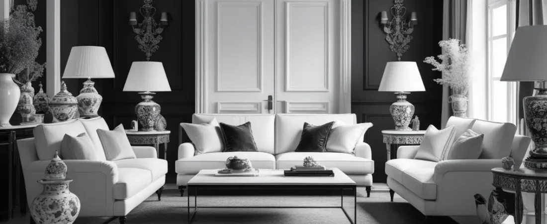 Black and White Home Decor: A Timeless Elegance