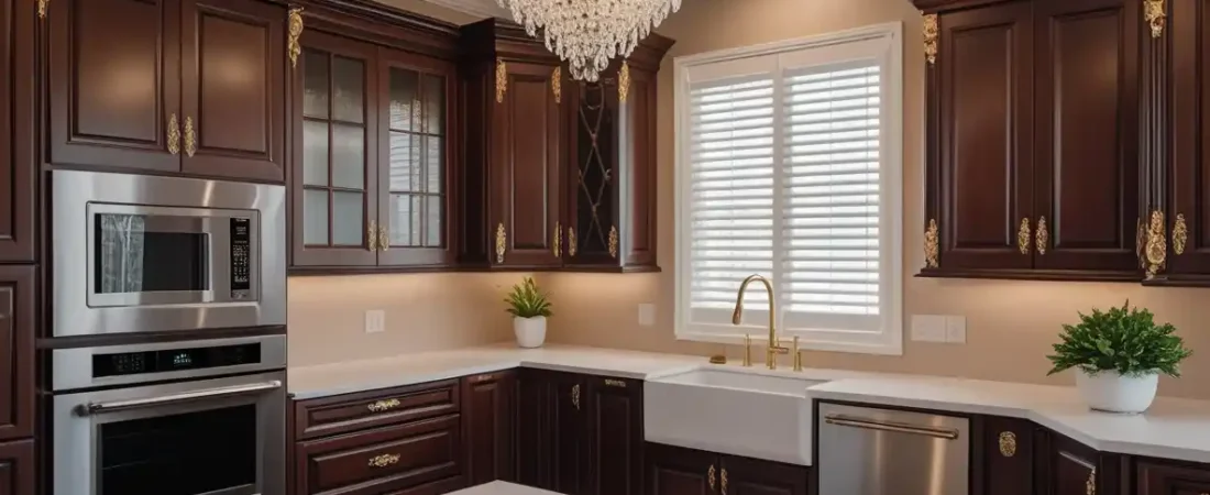 Luxury Home Kitchen Design with Microwave: Elevating Your Culinary Experience