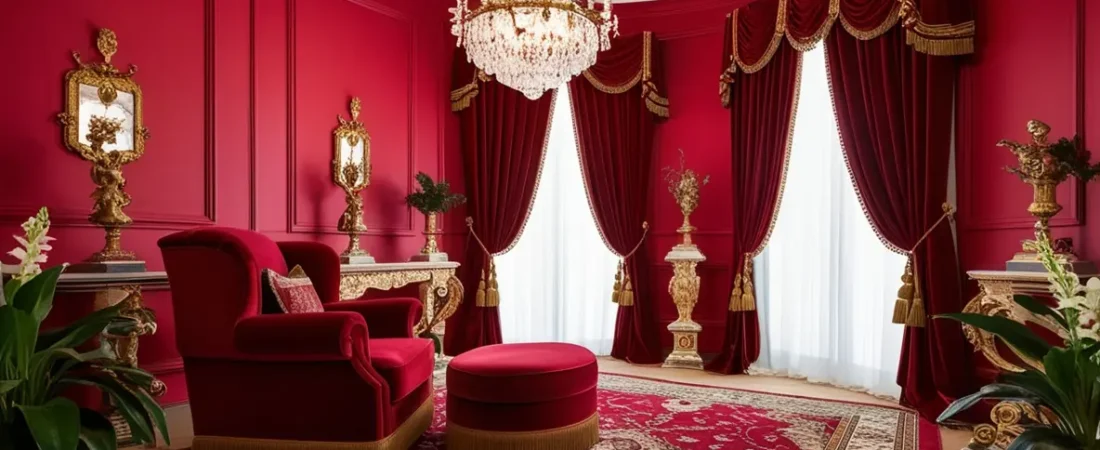 Boldly Red: Creative Ideas for Designing a Stunning Red Room