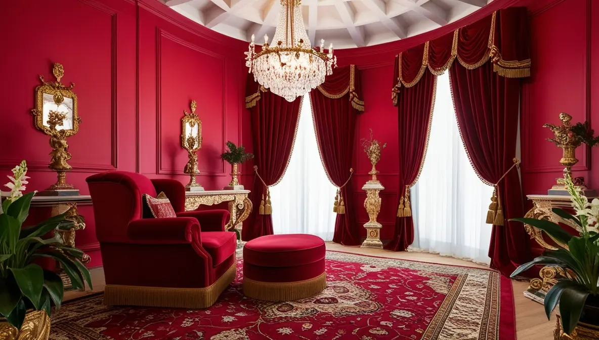 Boldly Red: Creative Ideas for Designing a Stunning Red Room